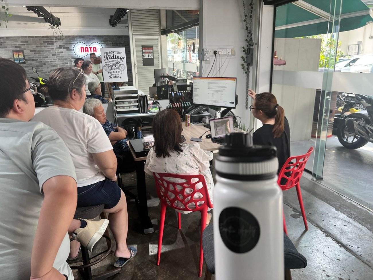 Empathic Agility running a strategy session on site at ATAN Motoring